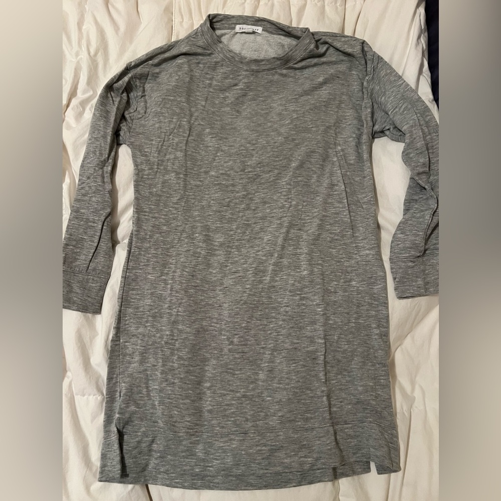 Long Sleeve Crew Neck Dress